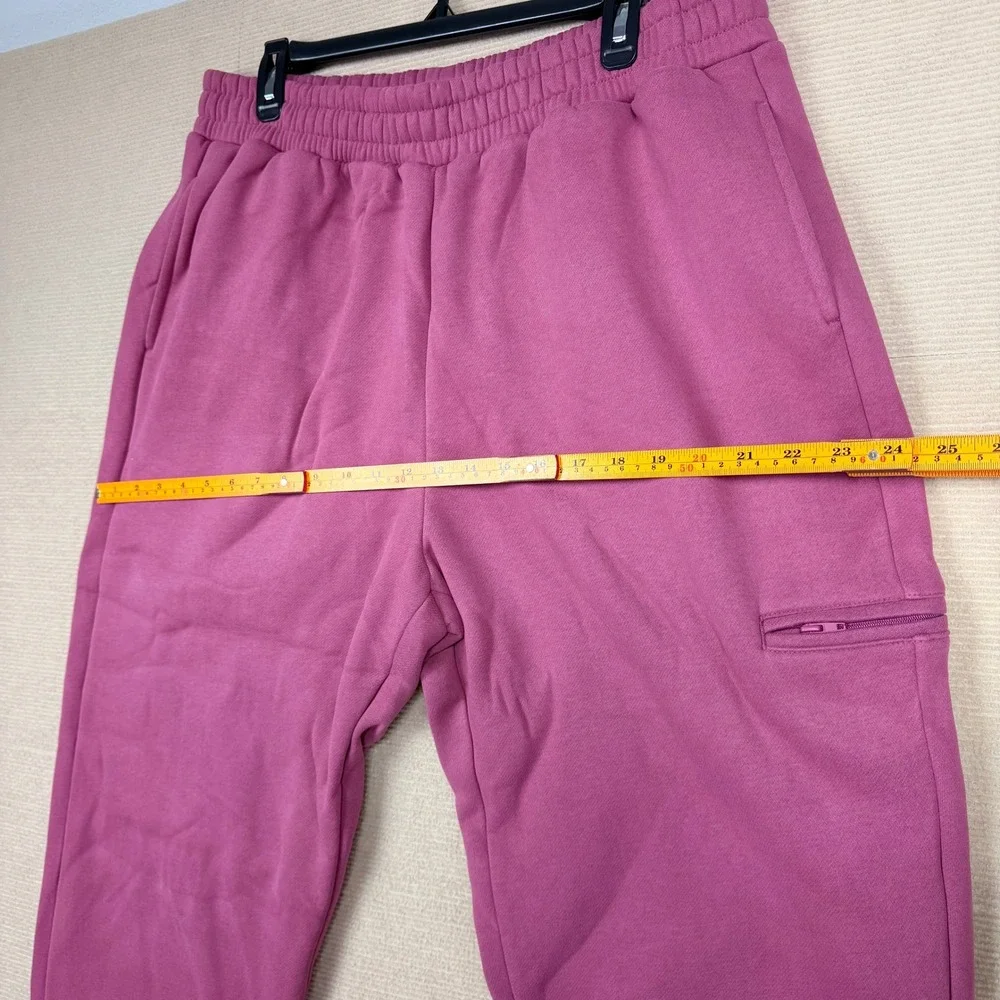 COMFRT Unisex Berry DND Travel Jogger Sweatpants Cargo Pocket NWT XL